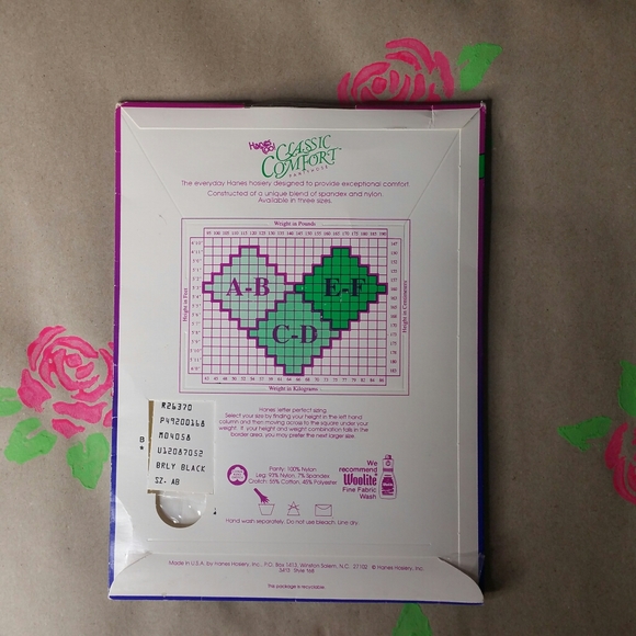 NEW Hanes Pantyhose Barely Black Size AB - Picture 3 of 5